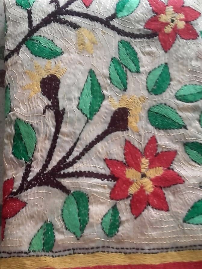 Kantha  stole